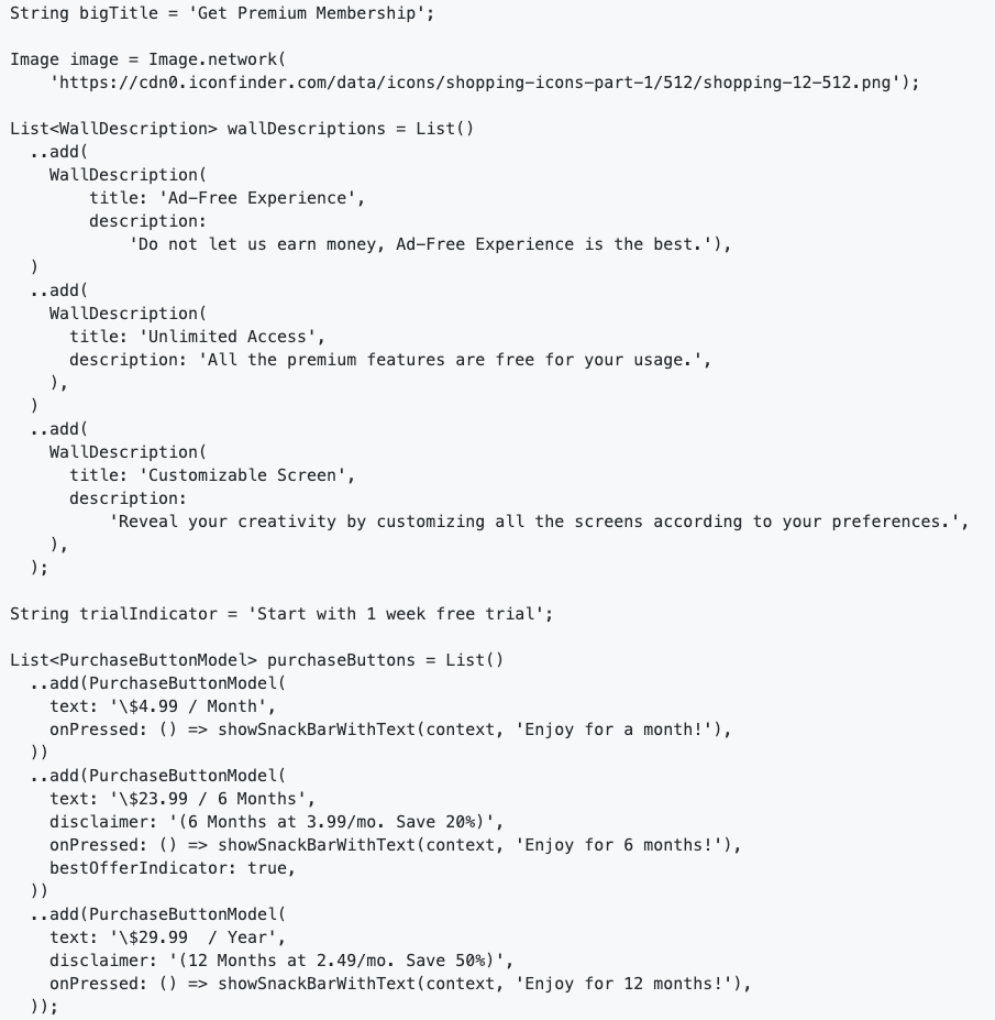 Payment Page with Flutter: Drive Your Users to Purchase | by Azmi ...