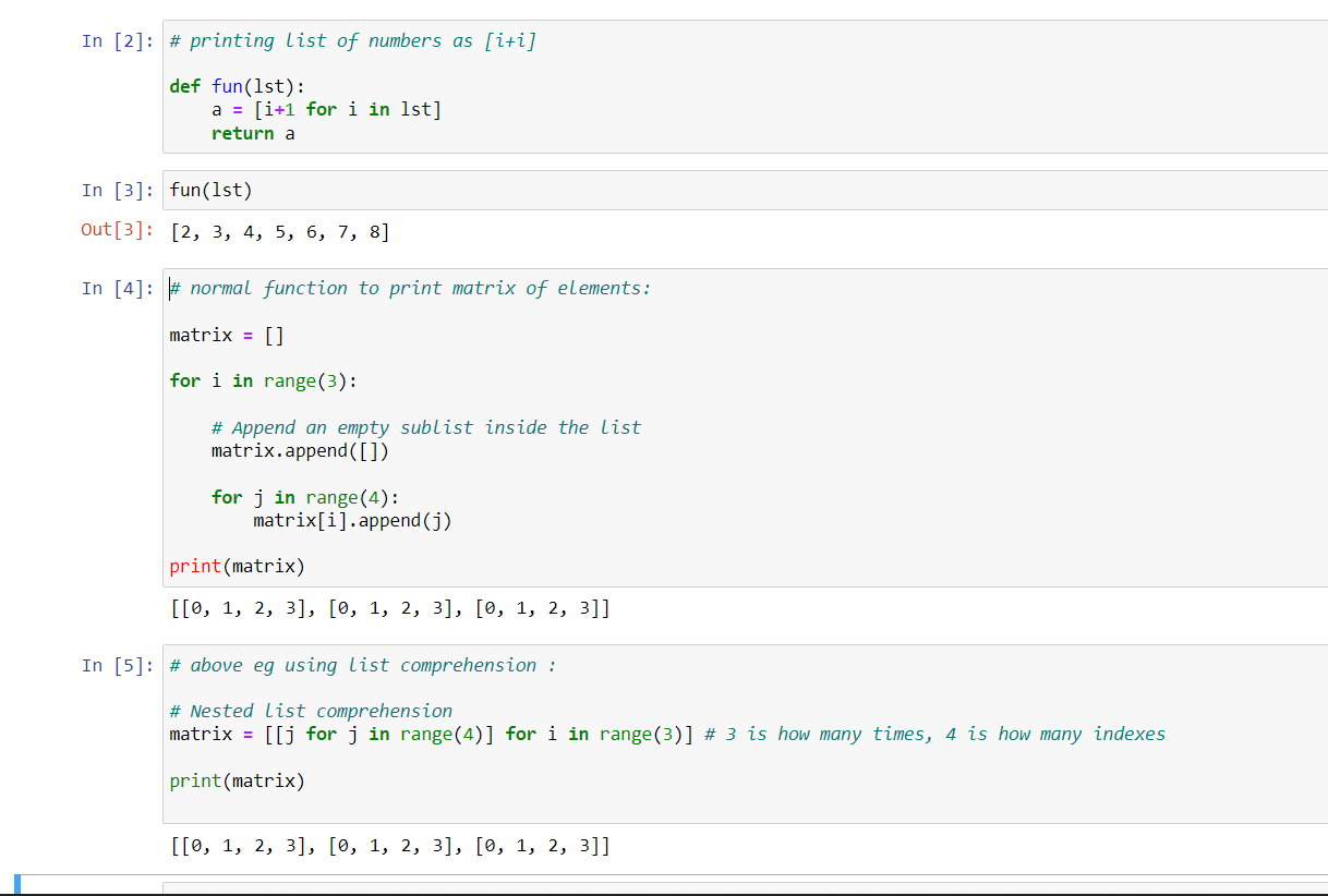 LIST , DICTIONARY AND SET COMPREHENSION IN PYTHON | by Saikumar Reddy |  Medium