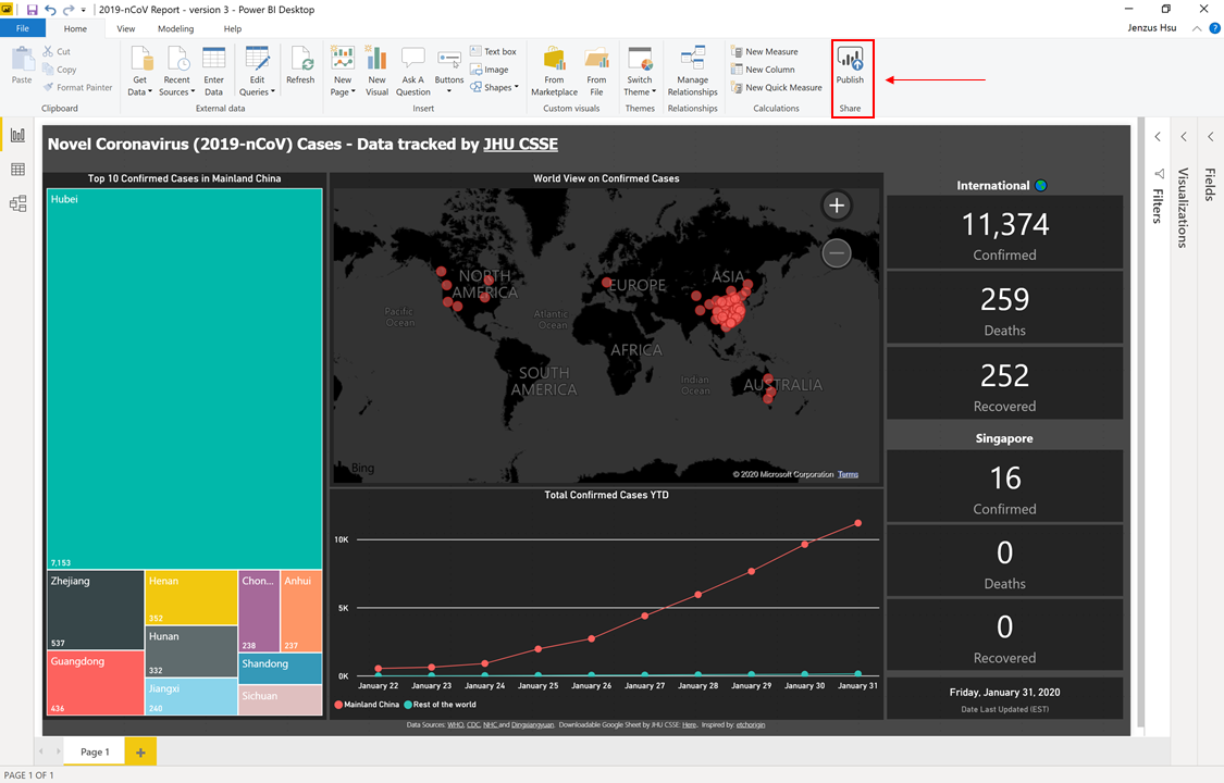 how to update power bi desktop