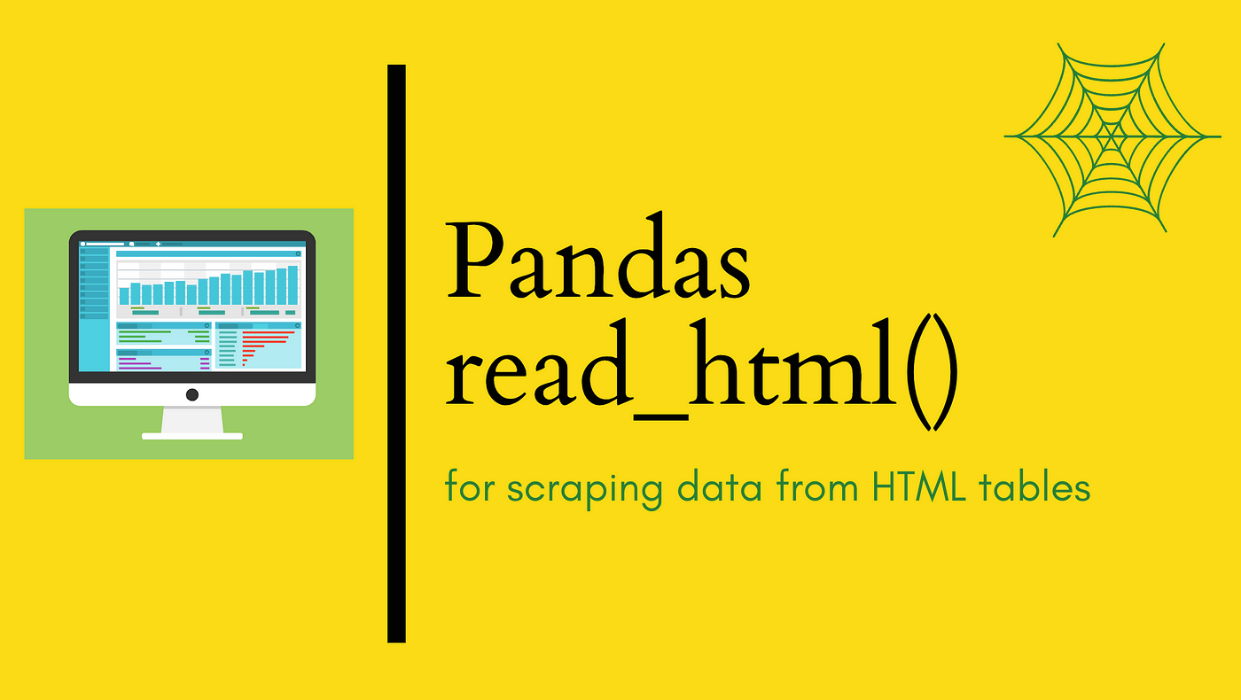 All Pandas read_html() you should know for scraping data from HTML tables |  by B. Chen | Towards Data Science