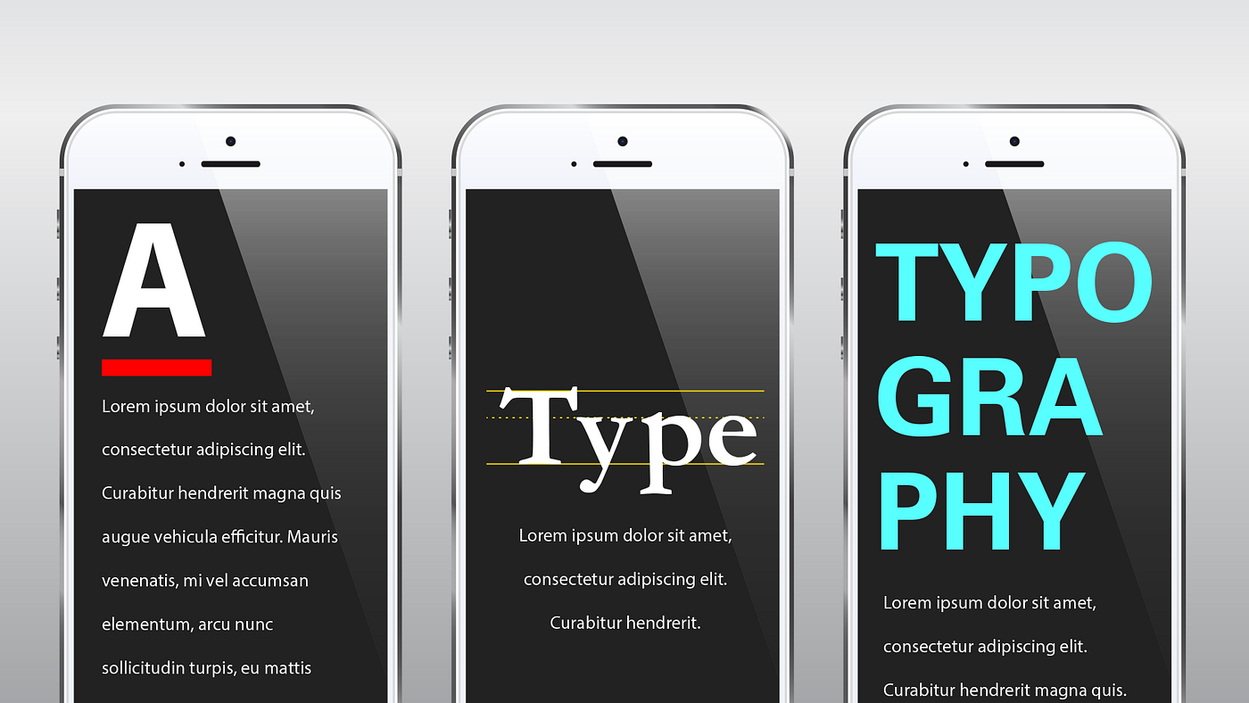 XD Essentials: Typography in Mobile Apps | by Adobe Creative Cloud |  Thinking Design | Medium