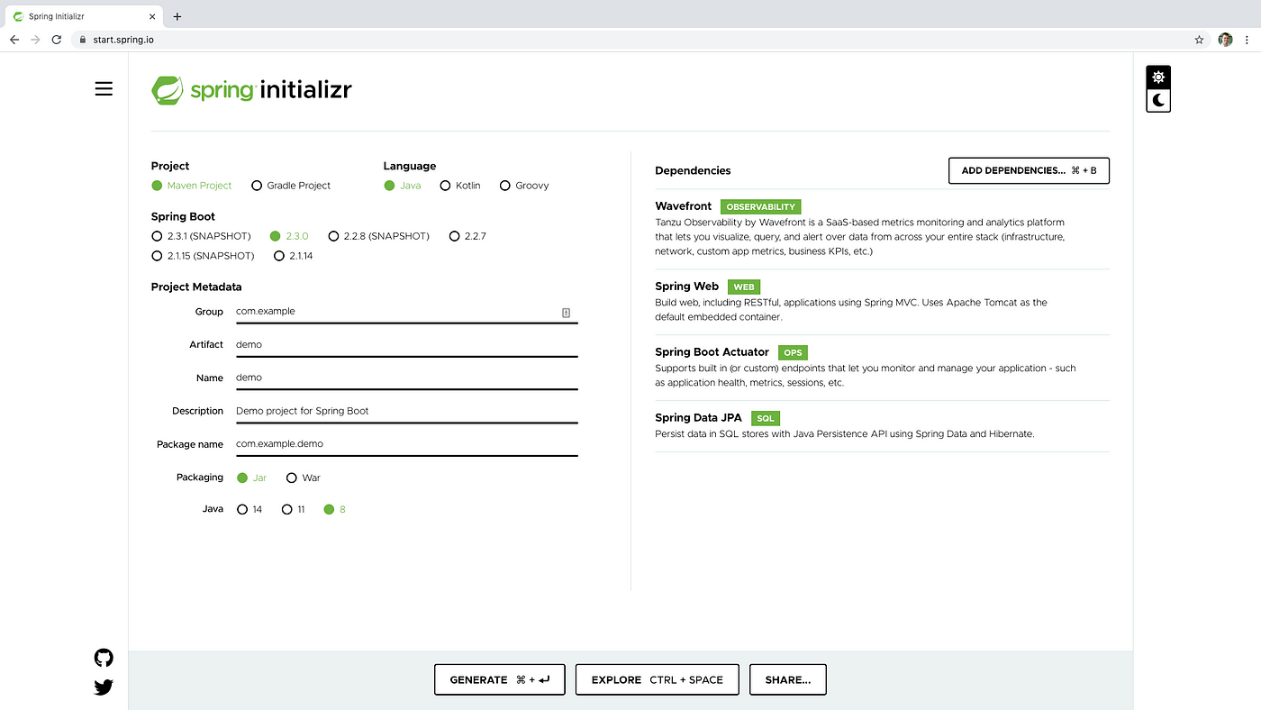 Spring Boot 2.3.0 