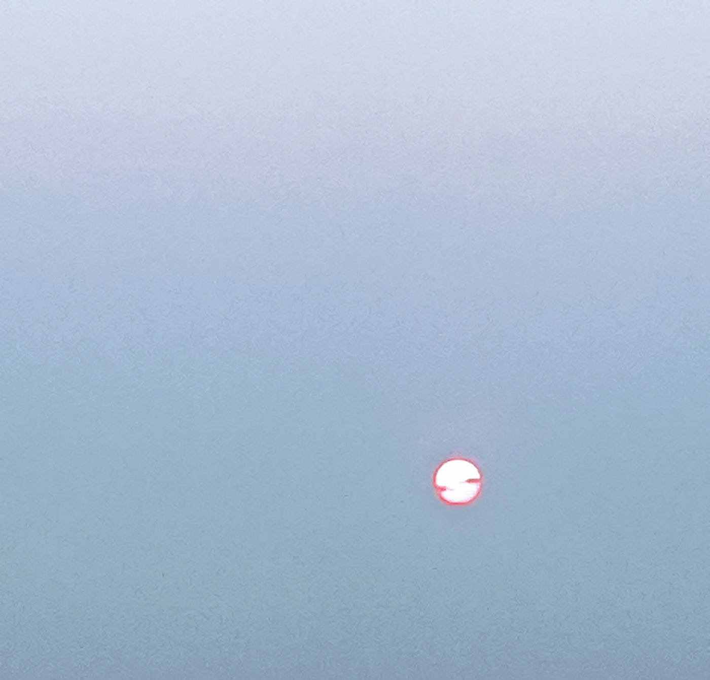 Orange sunrise; Photo by S. Anne Kelln copyright 2020
