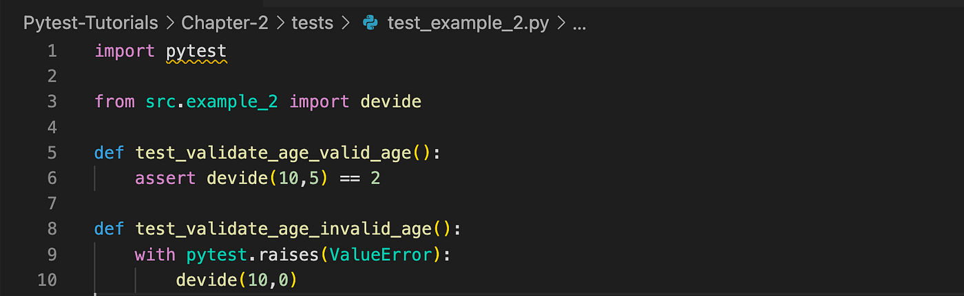 Python: Unit test with Pytest- Part-2 | by Sunil Kumar | Towards Dev