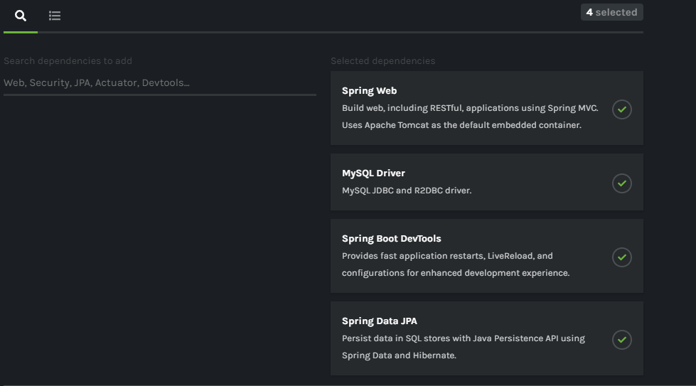 embedded mysql spring boot