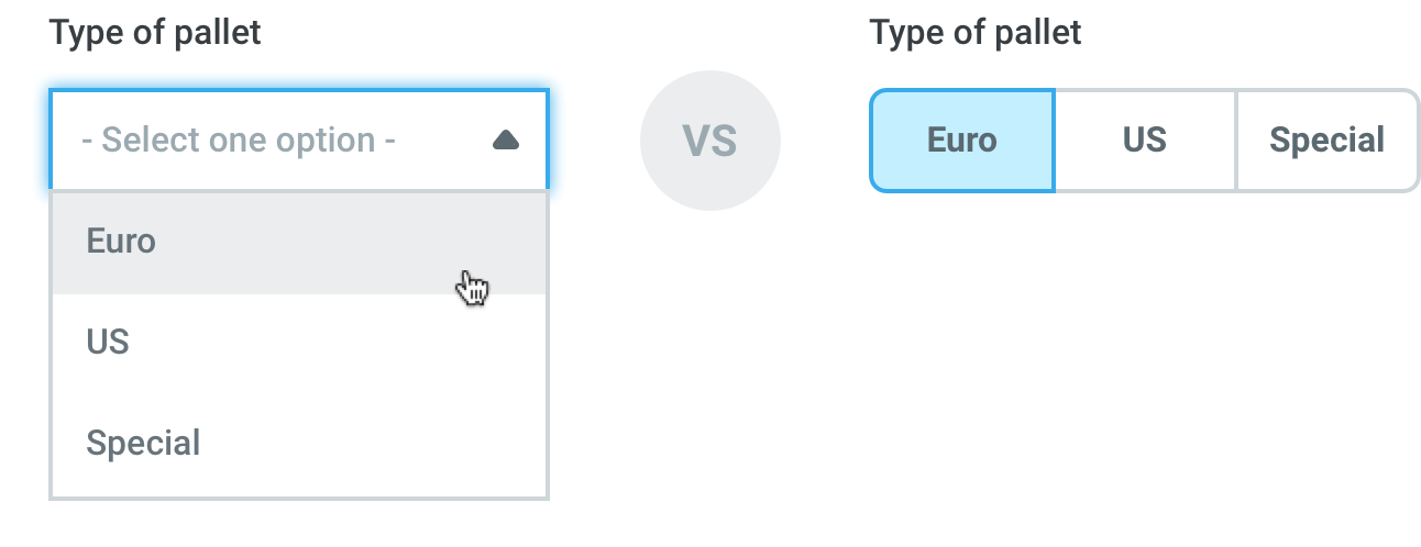 What To Use When You Have Multiple Options In A Form Field By Marc Borras Ontruck Product Tech