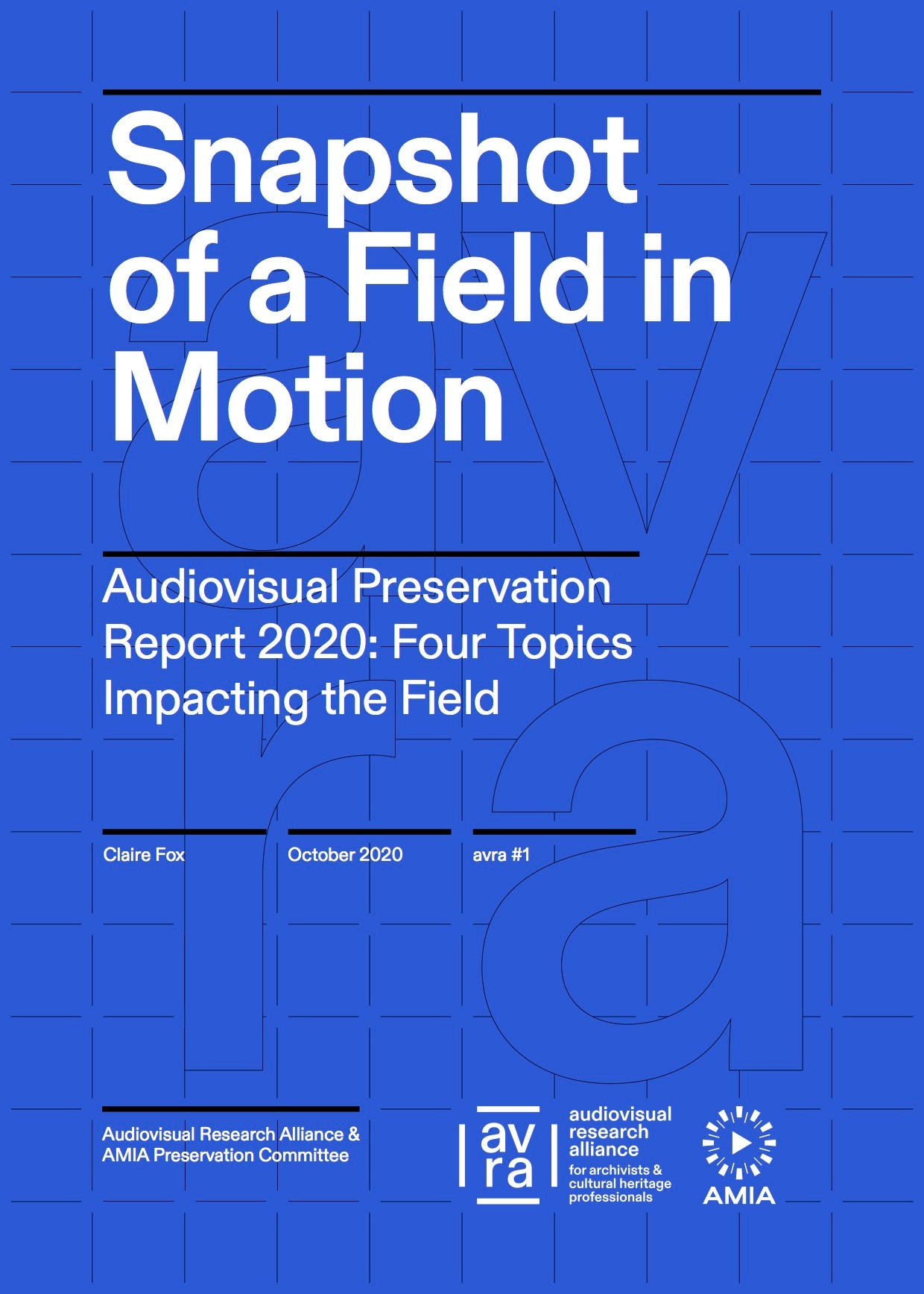 Snapshot of a Field in Motion. Audiovisual Preservation Report 2020… | by  Audiovisual Research Alliance | Medium