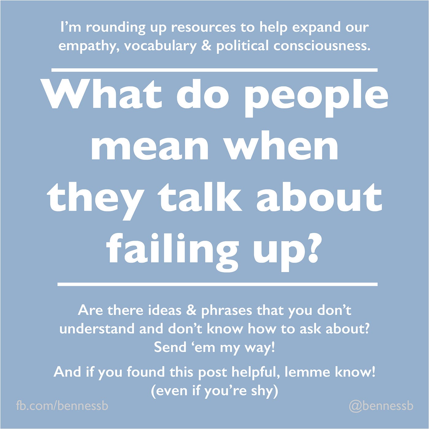 Failing Up What People Mean I Know Too Many People Who Keep Quiet By Brianne Benness Medium