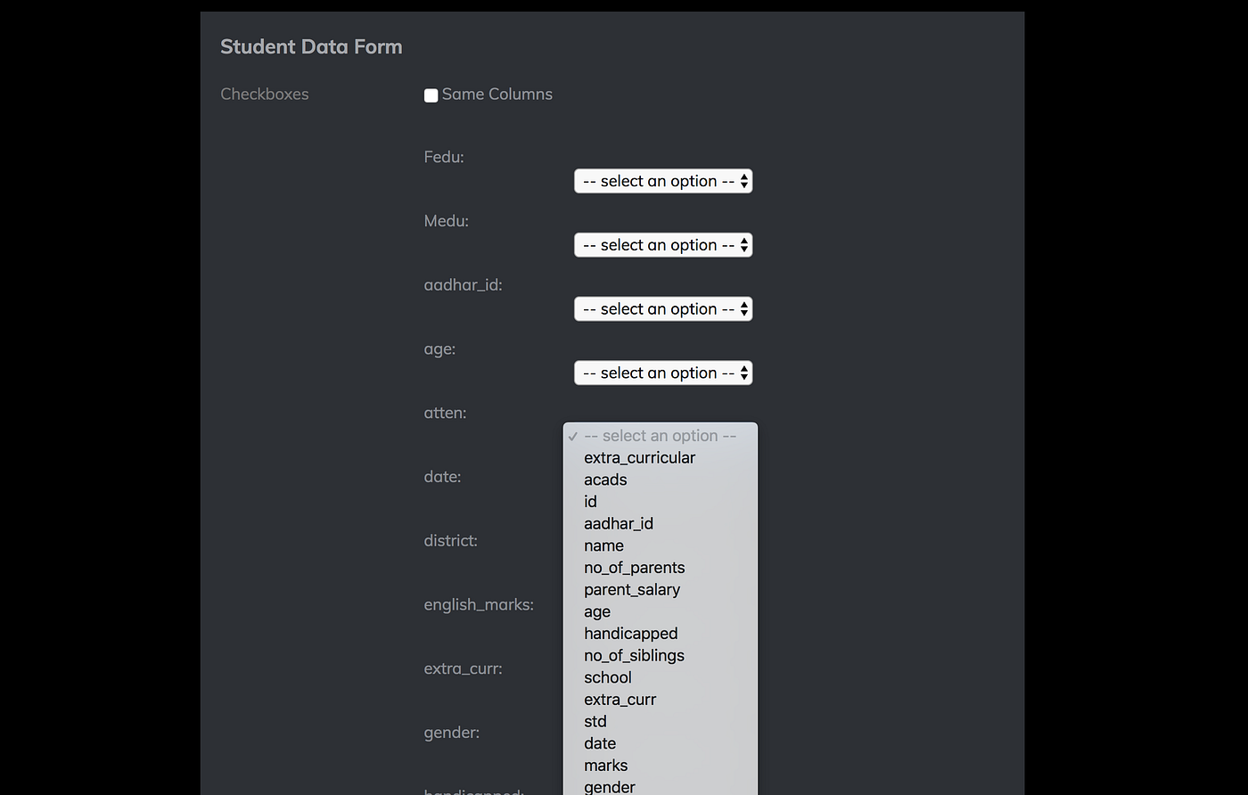 Field matching: mapping custom pandas data frame or CSV/Excel columns to  Django model attributes. | by Akshay Jain | Medium
