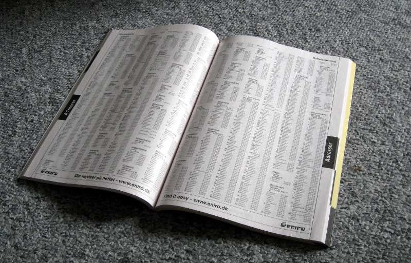 Yellow Pages Book