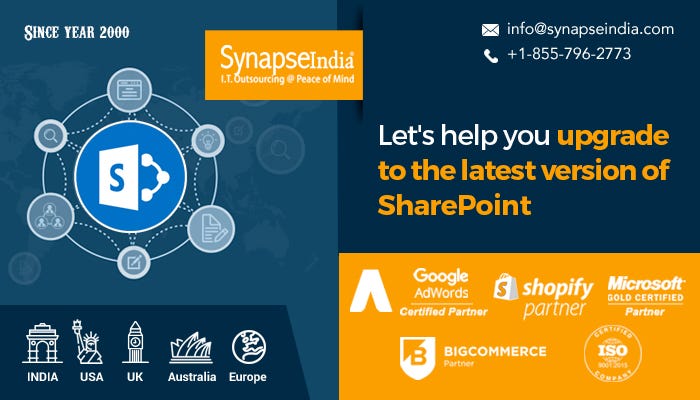 Let’s help you upgrade to the latest version of SharePoint | by Charles ...