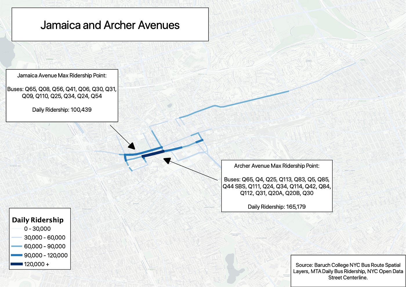 Q41 Bus Route Map Nyc's Next Busway. 14Th Street's Busway Has Been A Massive… | By Pjg350 |  Medium