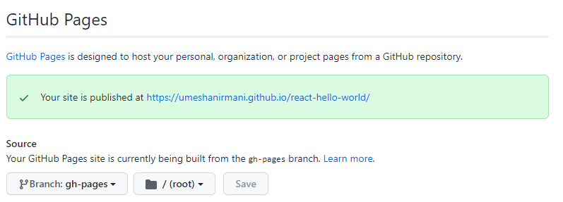 Deploy a simple React App on GitHub pages | by Nirmani Roopasinghe ...