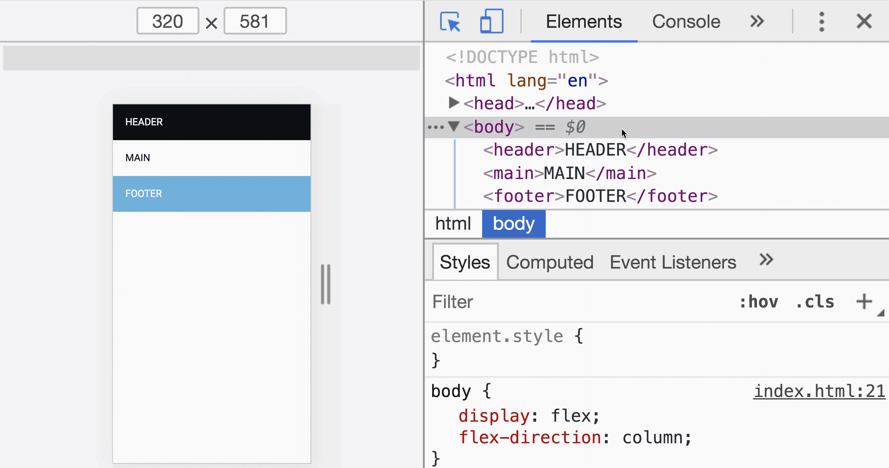 Learn how to create a sticky footer using Flexbox — through GIFs | by  Ricardo Raphael Joson | Medium