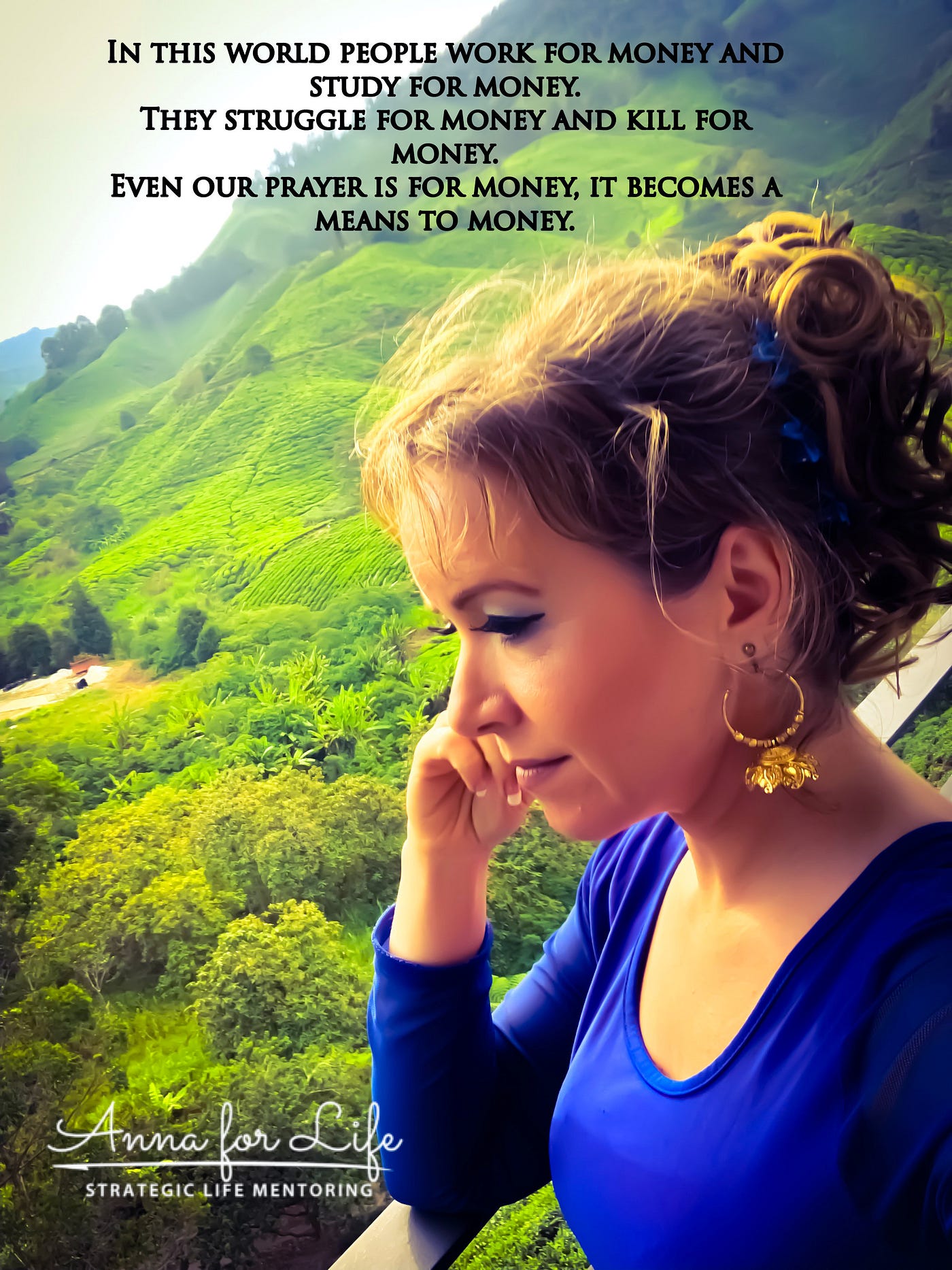 can you pray for money