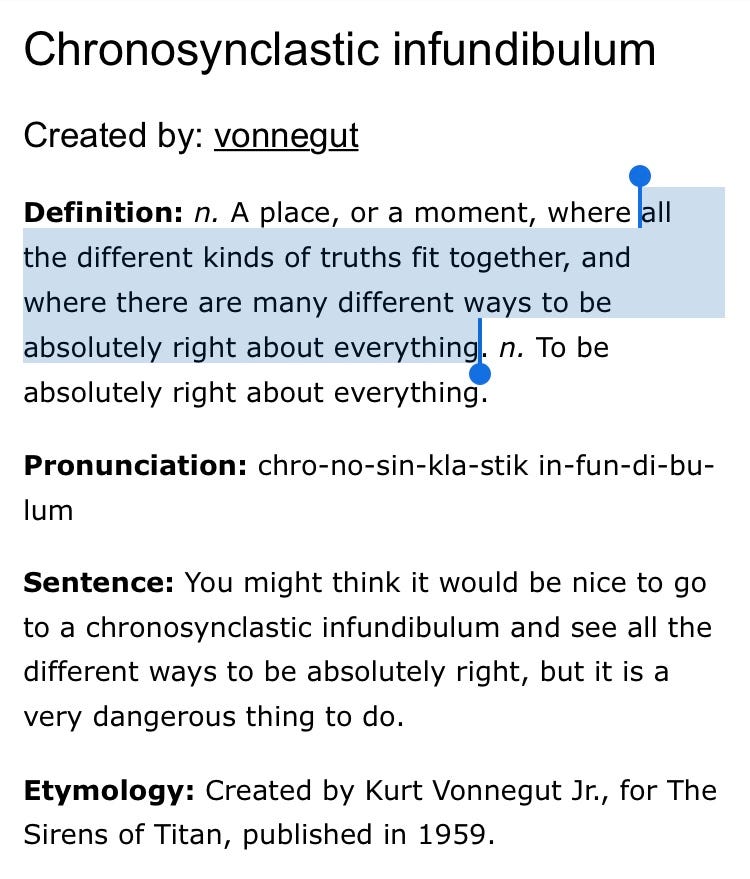 Chronosynclastic Infundibulum Just Imagine That Your Daddy Is The By Jane Garza Medium