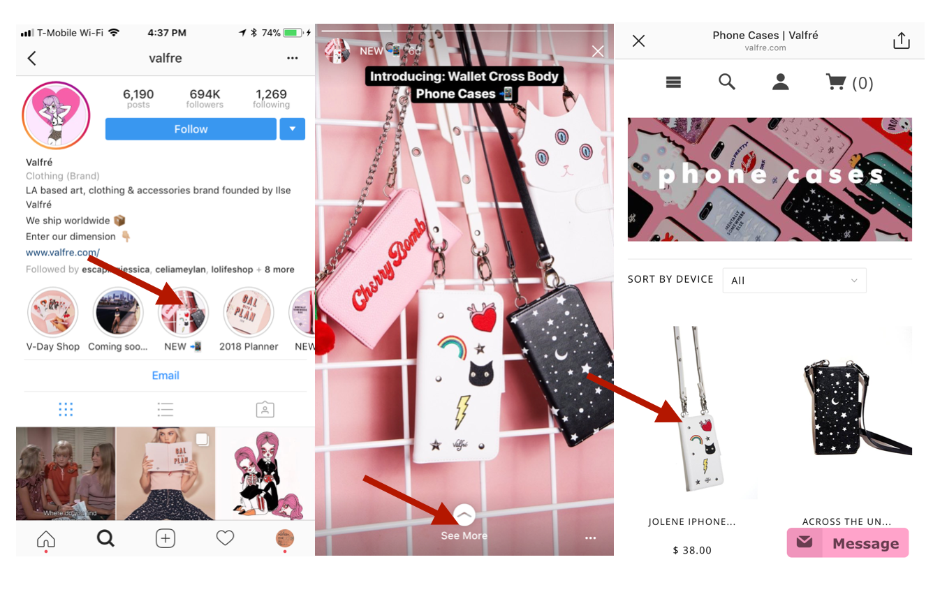 before story highlights such quick and easy access to external product pages was not possible - creative ways for realtors to use instagram story highlights