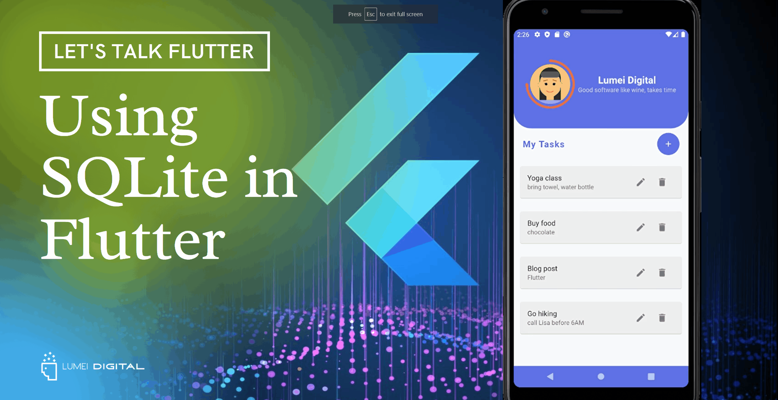 Using SQLite In Flutter to save data locally | Lumei Digital | Dev Genius