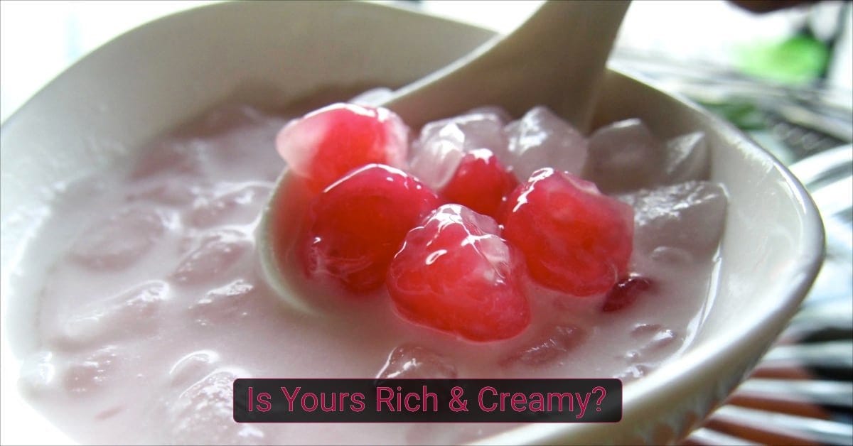 Rich & creamy Thai dessert