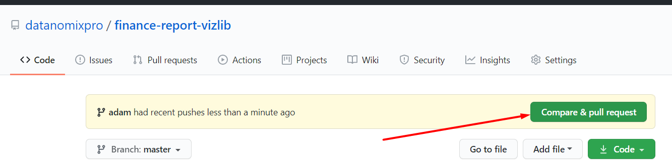 How to create a pull request in the GitHub