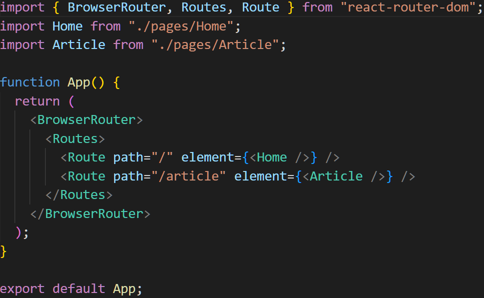 Setting up React Router for a React project | by Dimterion | Medium