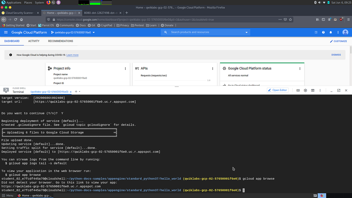 Scan vulnerabilities by Cloud Security Scanner Google Cloud Platform by Prithish.G Medium