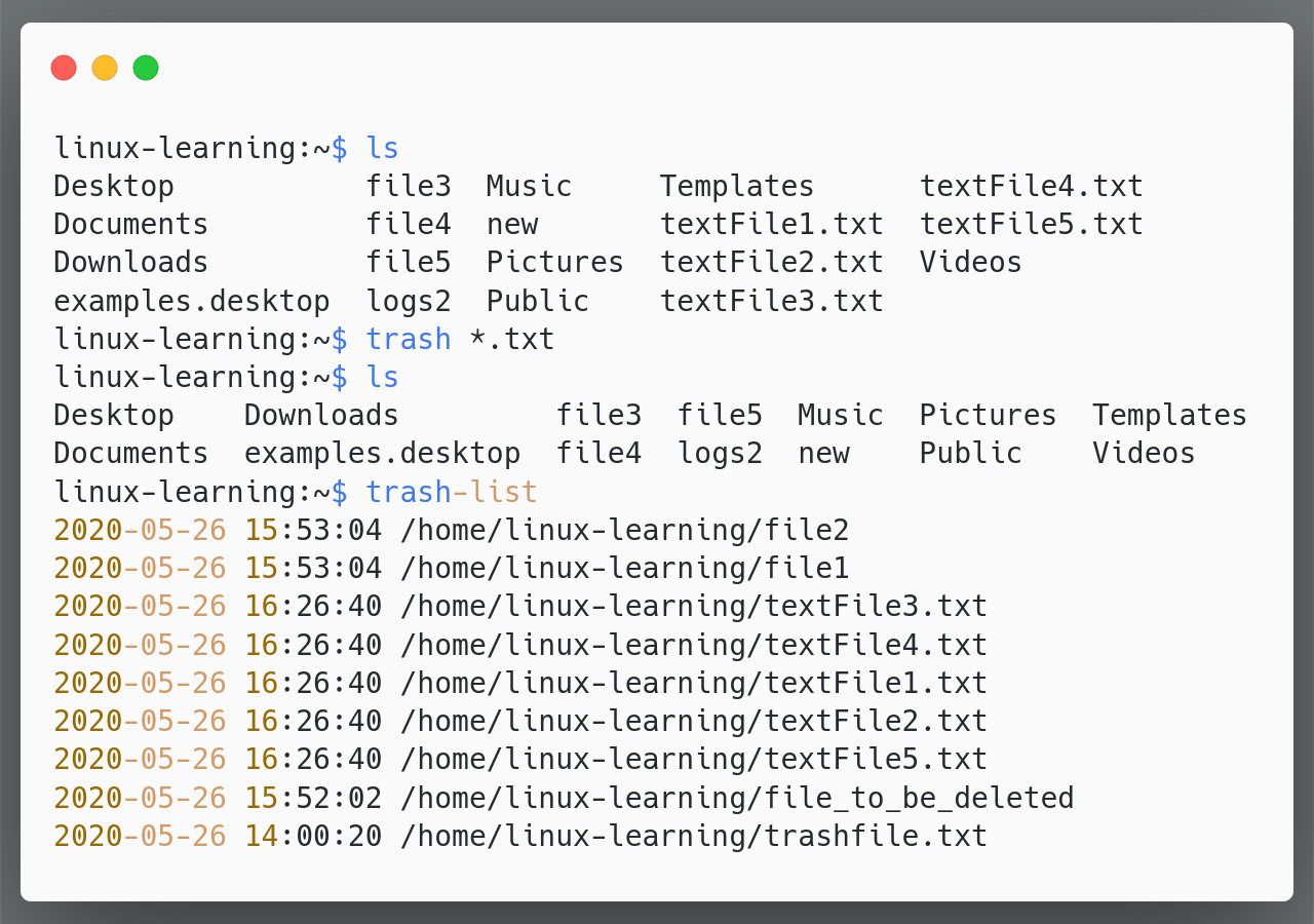 Command Line RecycleBin For Linux System by Yash Sugandh Dev Genius