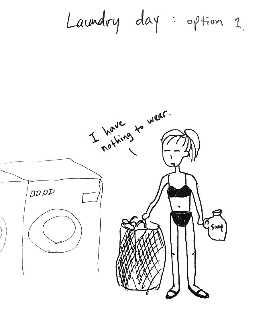 Laundry day. Laundry day…do you feel me? by Julienne Bay Medium