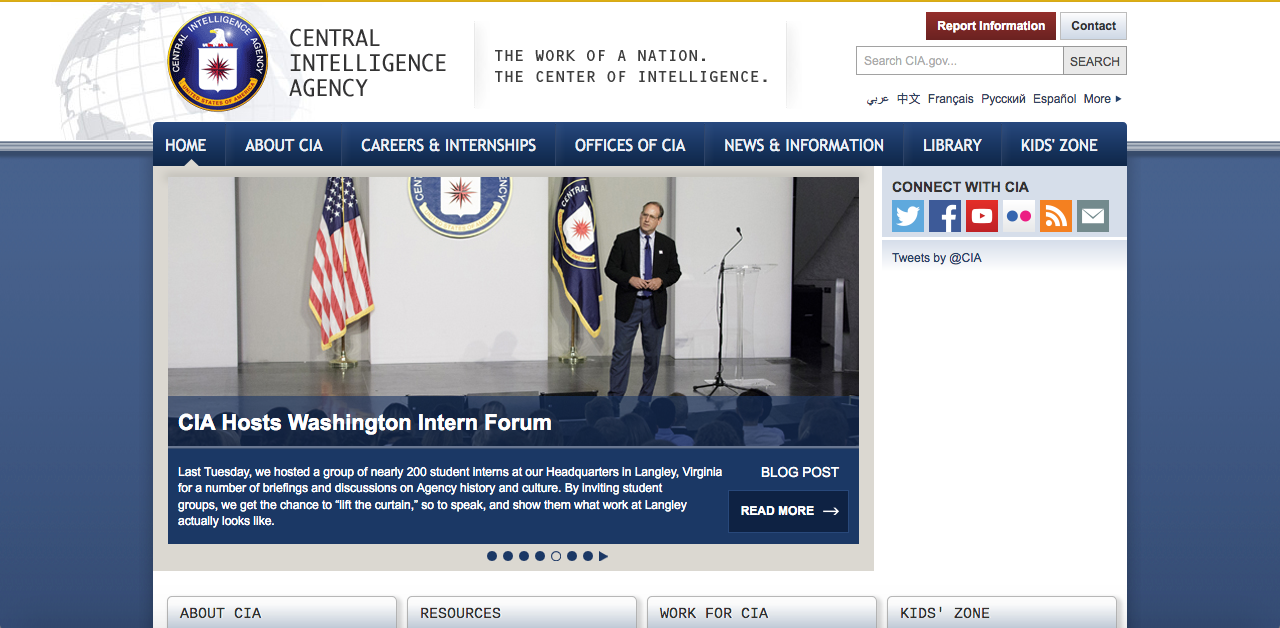 UX Case Study: CIA Responsive Website Redesign | by alda lee | Medium