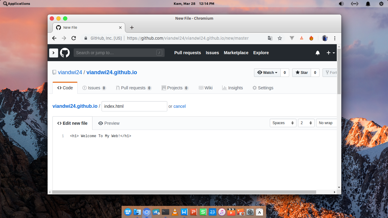 Bikin Halaman Web