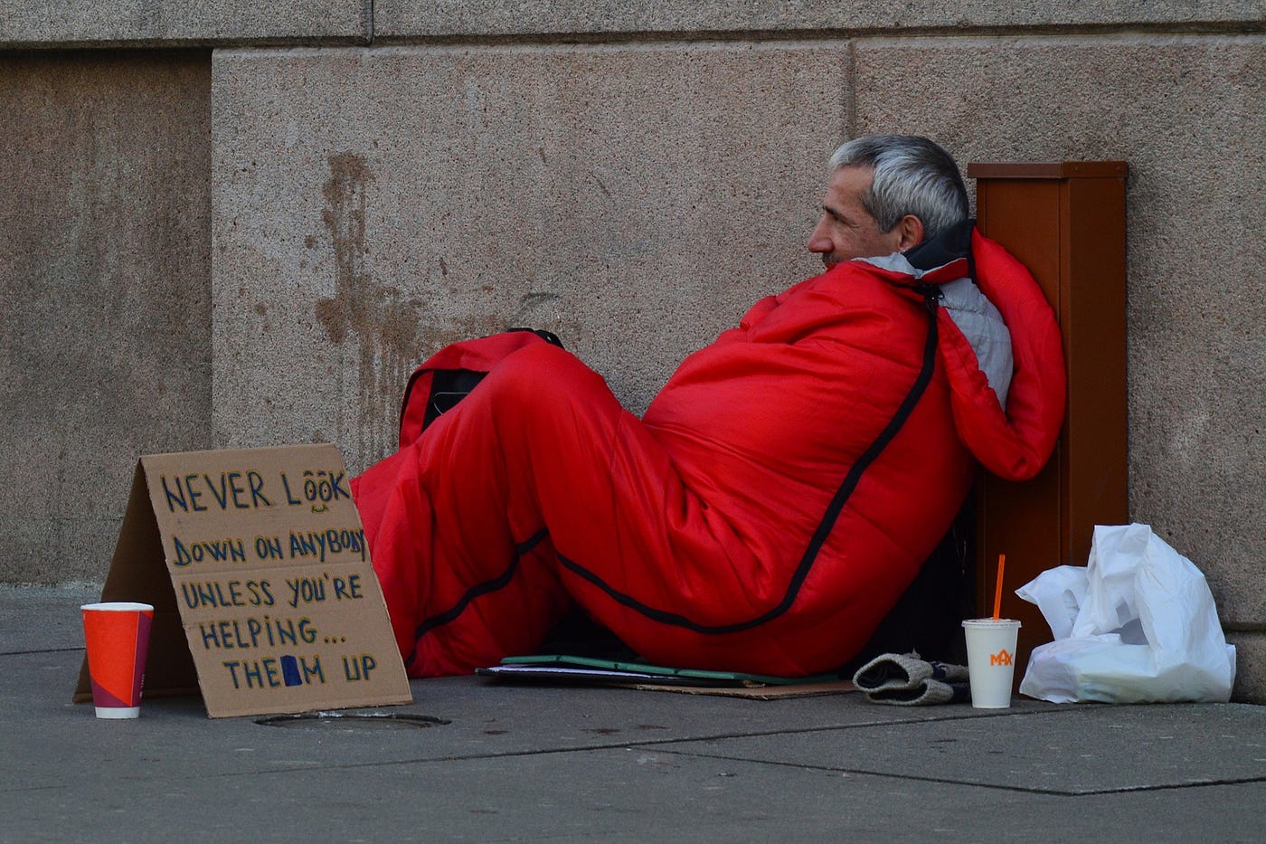 There Is A Homeless Person Outside My House By Saar Oron Medium There Is A Homeless Person Outside My House By Saar Oron Medium