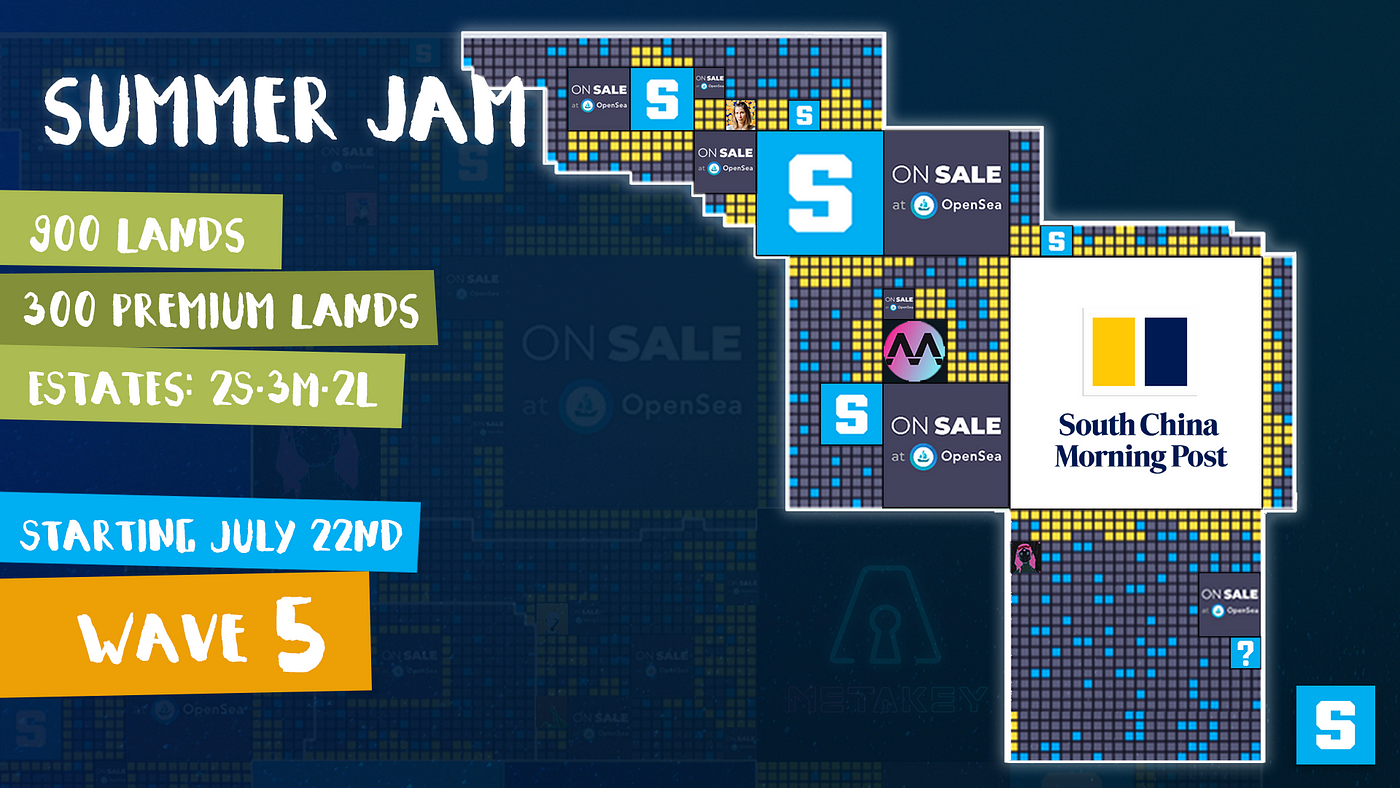 The Summer Jam Land Sale Wave 5 By The Sandbox The Sandbox Jul 21 Medium