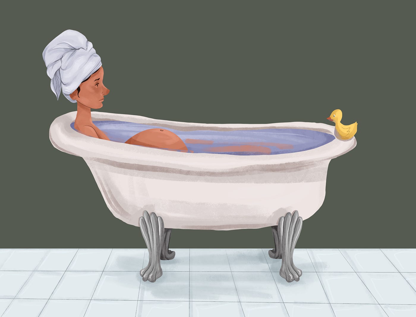 Why I Started Taking Baths During Pregnancy by Jessica Pearce Rotondi