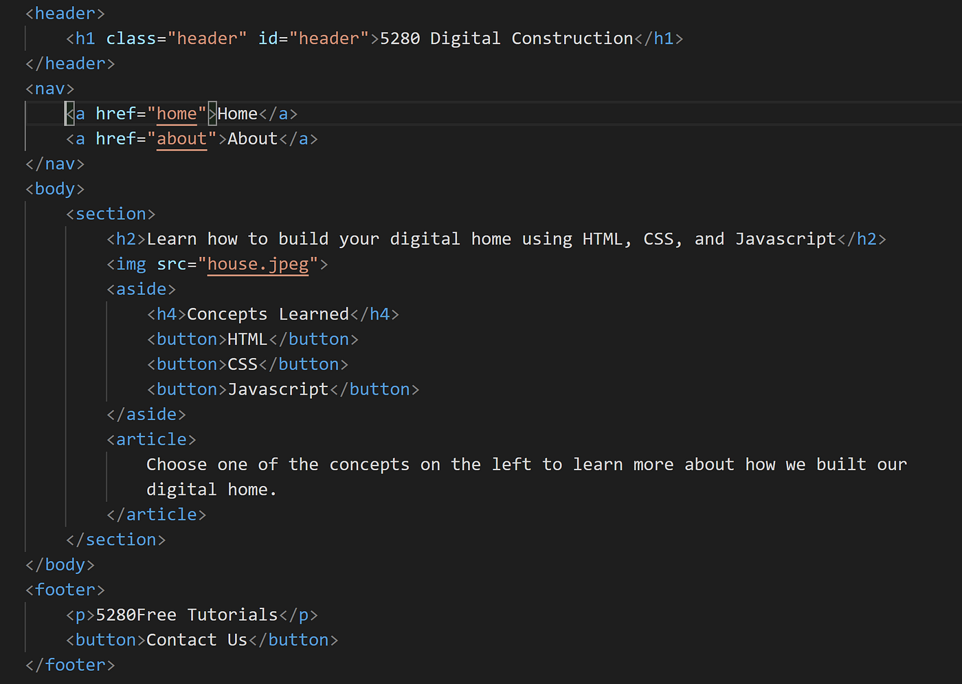 Framing it Out with HTML Pt. 2. Build Your First Web Page with HTML ...