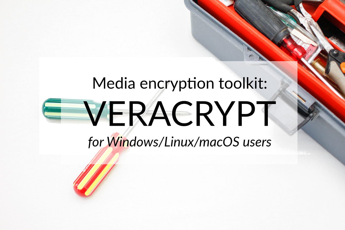 how to use veracrypt to encrypt a portable hard drive