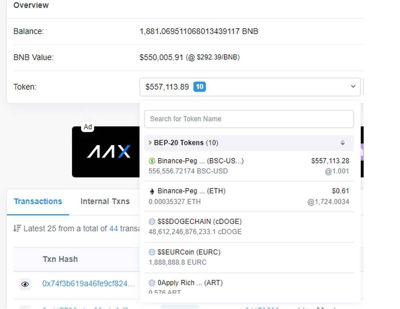 Transaction Screenshot 6