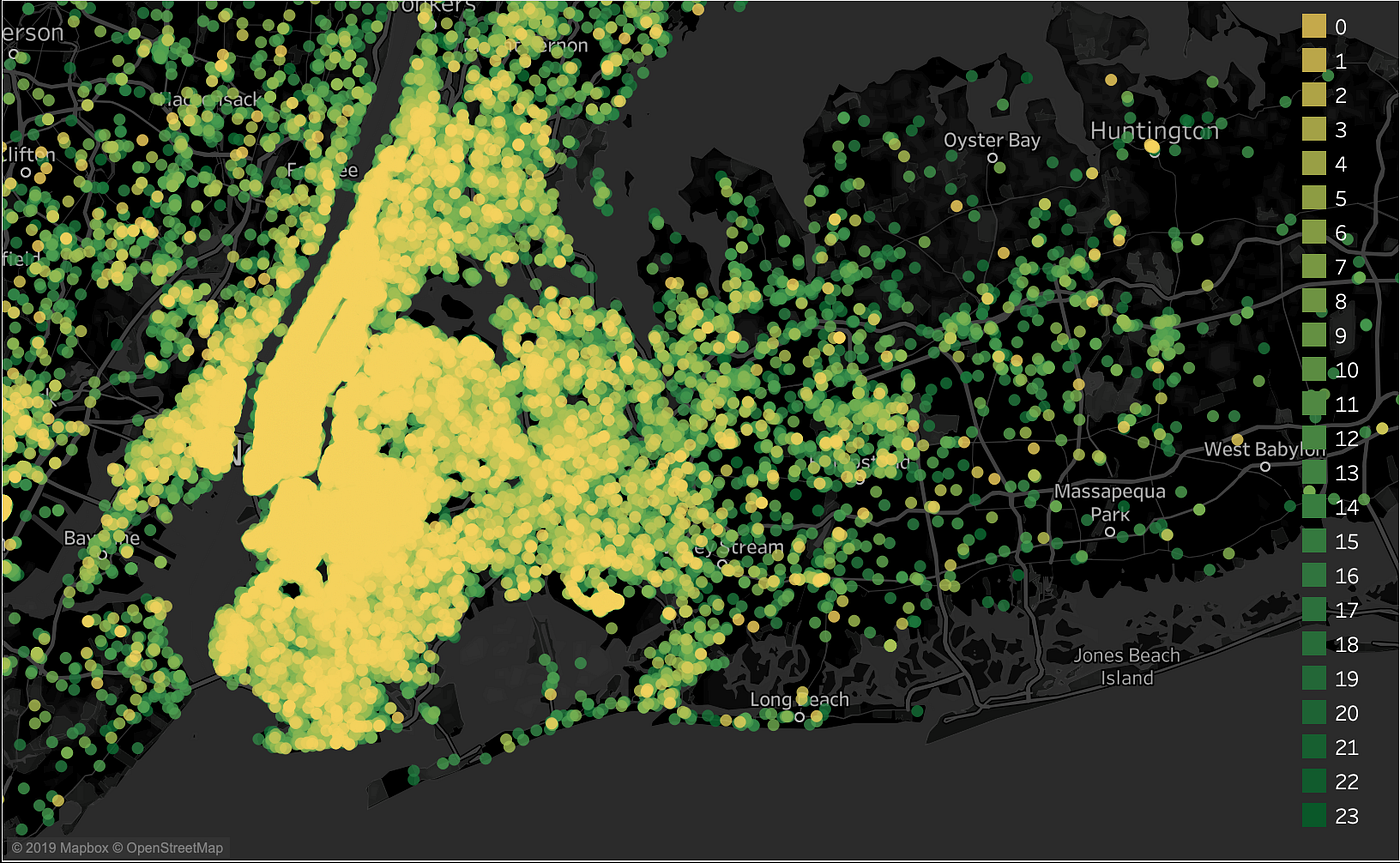 Data Visualization of Uber Rides with Tableau by Vanessa Leung