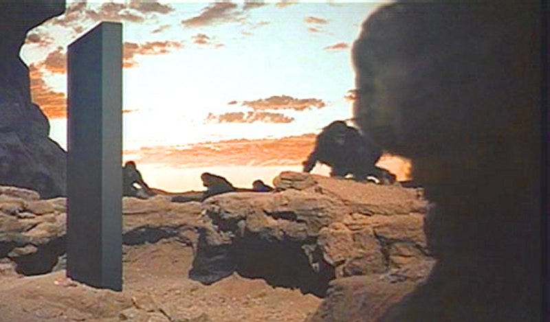 The monolith from 2001: A Space Odyssey
