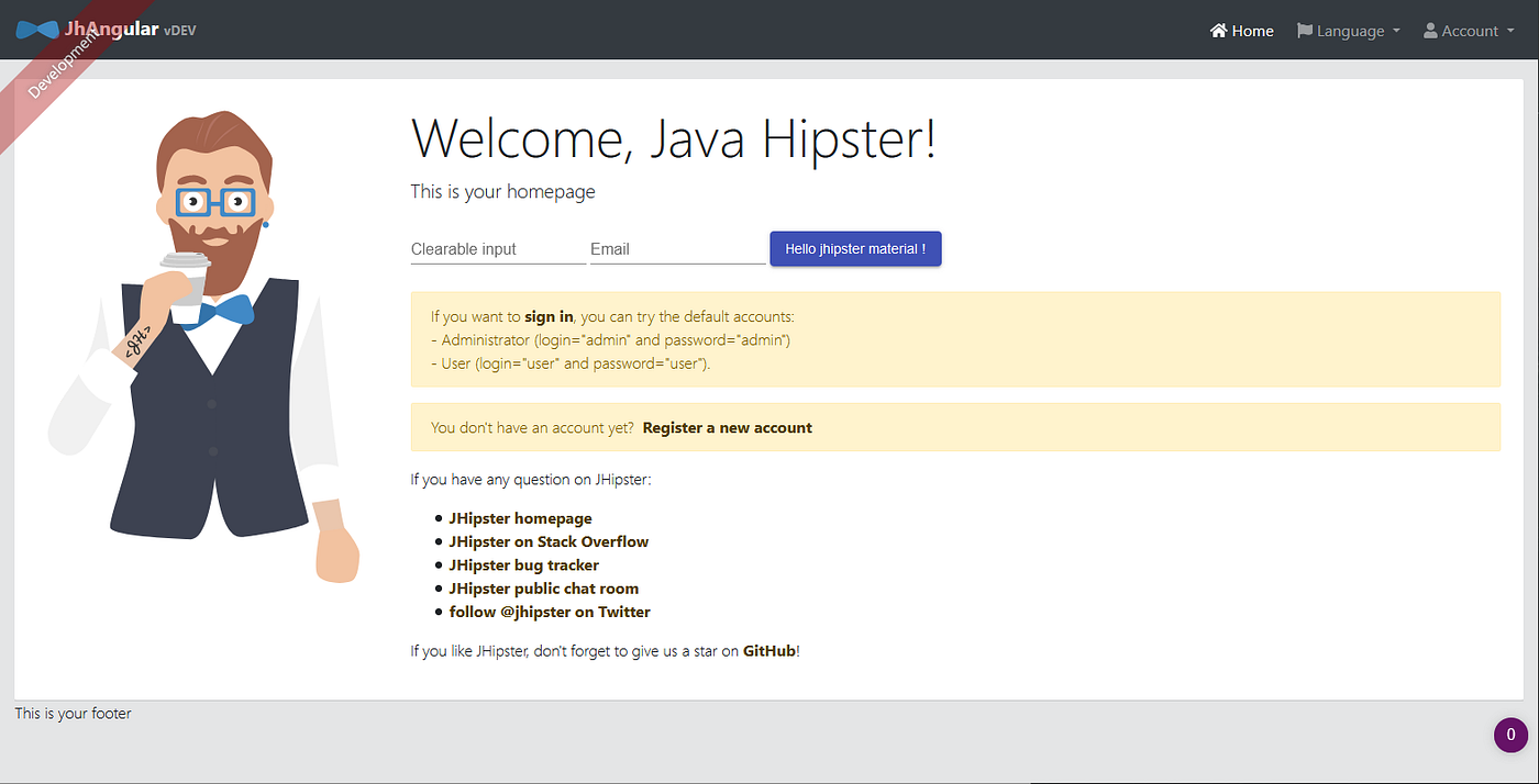 How to add angular material on an jhipster 6 x app by cyril casaucau