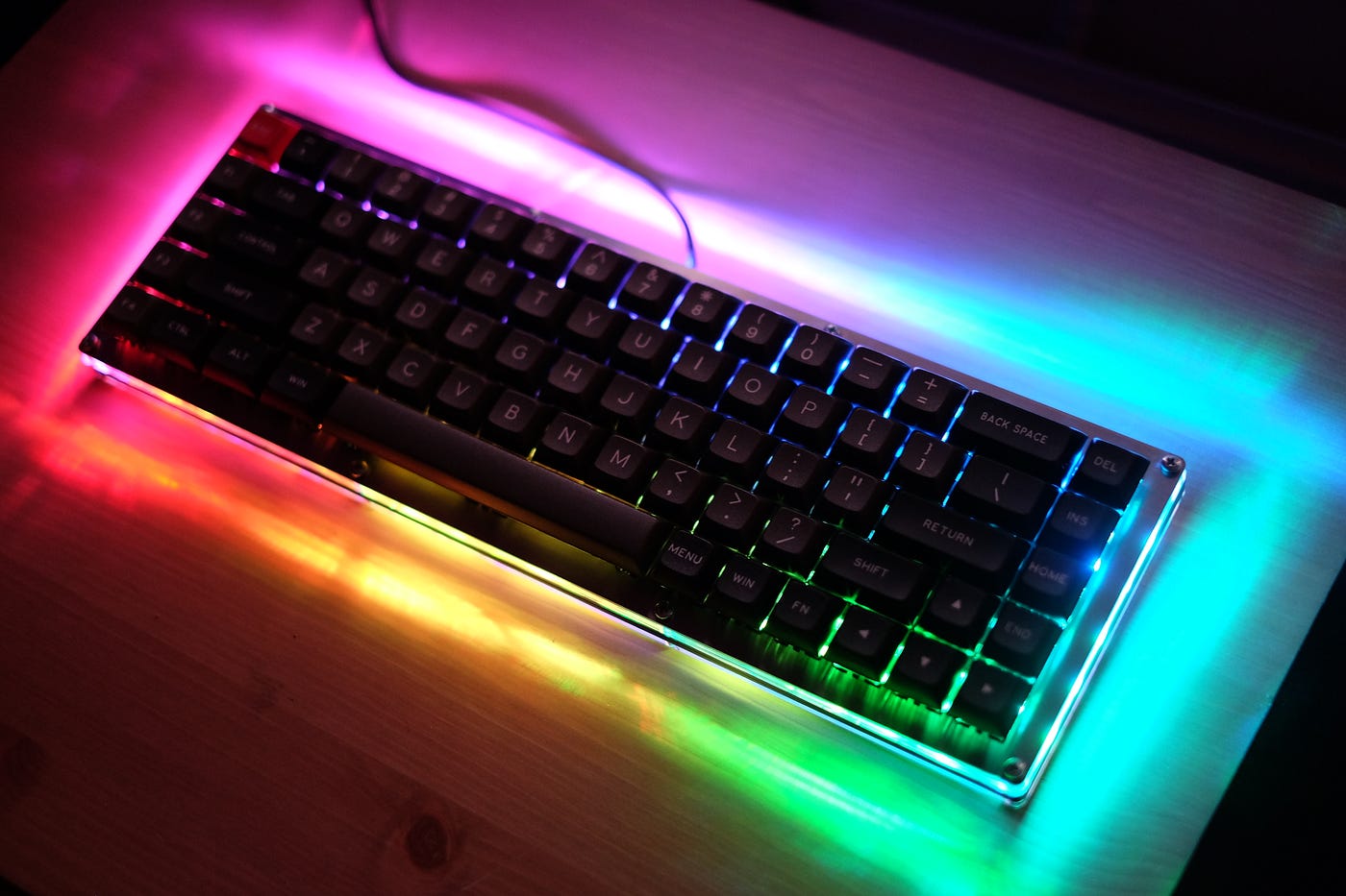 Hand Wired Custom Keyboard. After purchasing a Pok3r I realised… | by ...
