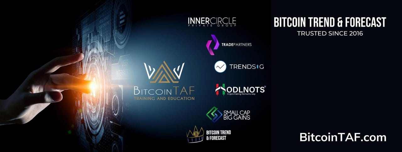 BitcoinTAF — Since 2016 Bitcoin Trend and Forecast has been one of the most trusted sources for thousands of traders who look to us to provide training, technical data, and fundamental research at every skill level.
