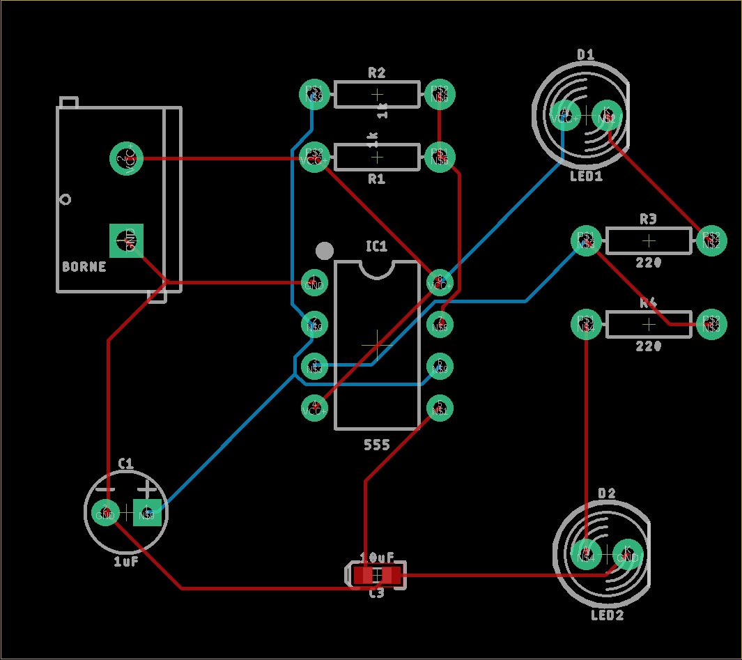 First Project in Eagle — 555's Flasher | by J3 | Jungletronics | Medium