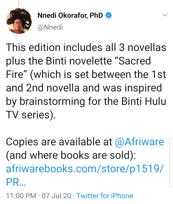 BINTI THE COMPLETE TRILOGY Paperback Now Available by Book O'clock