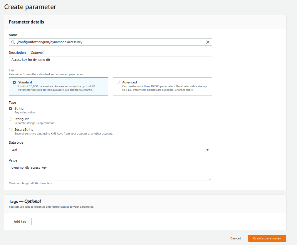 Spring Boot with AWS Parameter Store and AWS Secret Manager Part 1 — Default  Configurations | by Ran Zhang | Medium