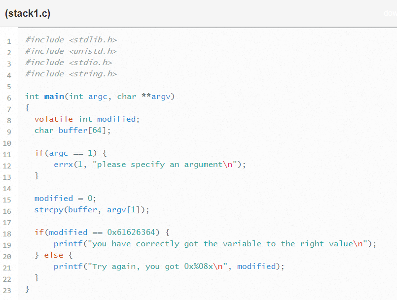 ExploitExercises Protostar Stack 1 by coturnix97 Medium