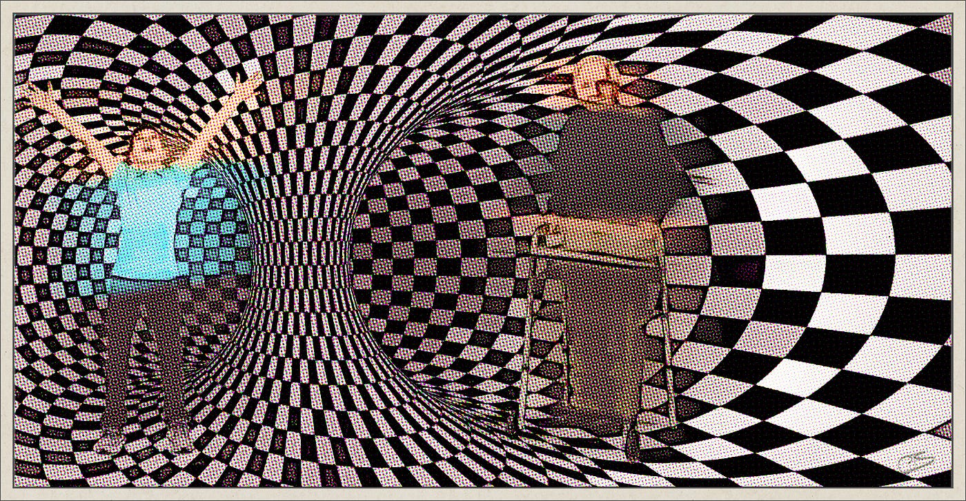 Old man enters wormhole and exits young
