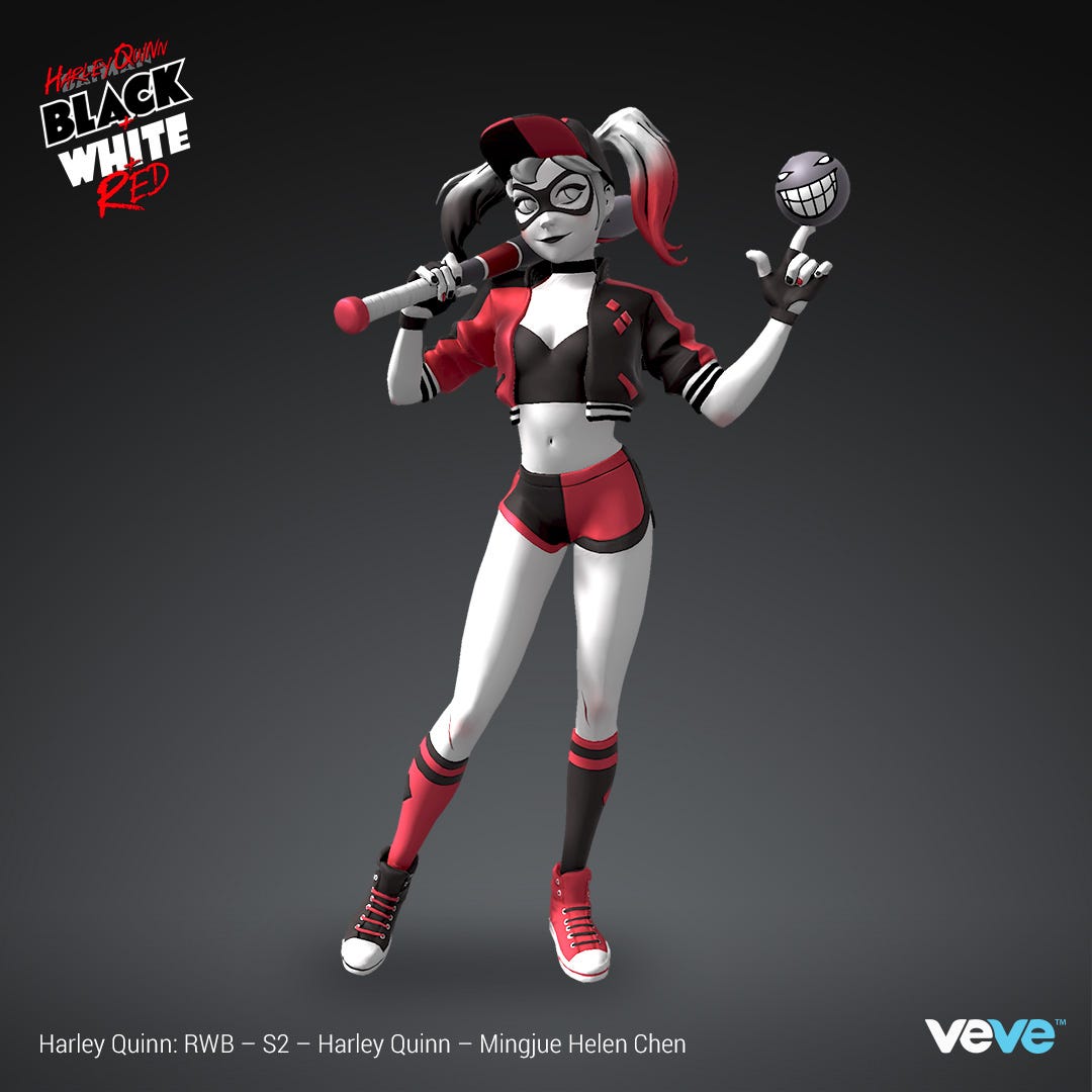 Harley Quinn: Red, White & Black — Series 2 | by VeVe Digital Collectibles  | VeVe | Medium