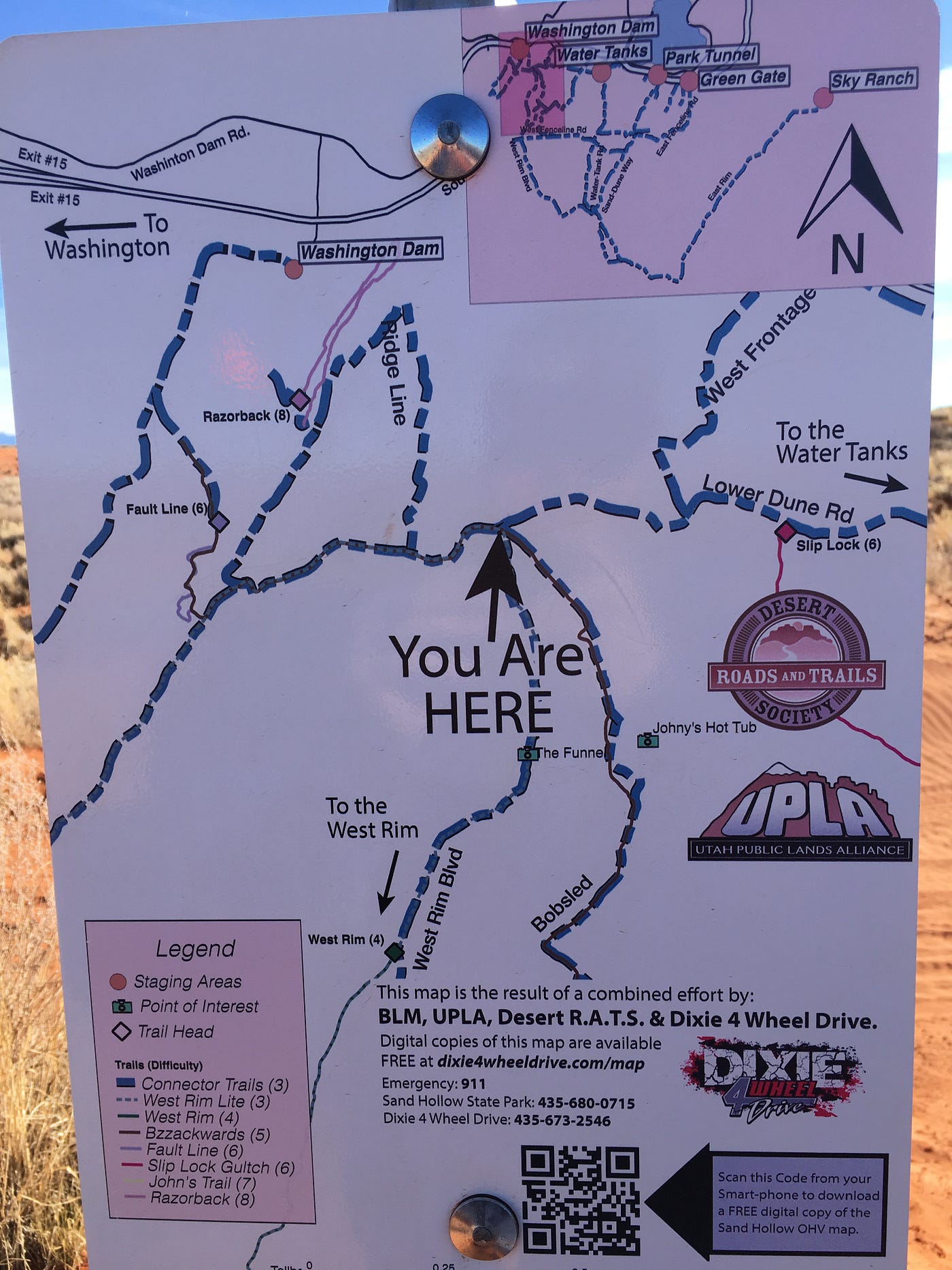 Sand Hollow Trail Map Trail Review: Bobsled And West Rim Trail In Sand Hollow Utah | By Steven  Books | Trail Reviews | Medium