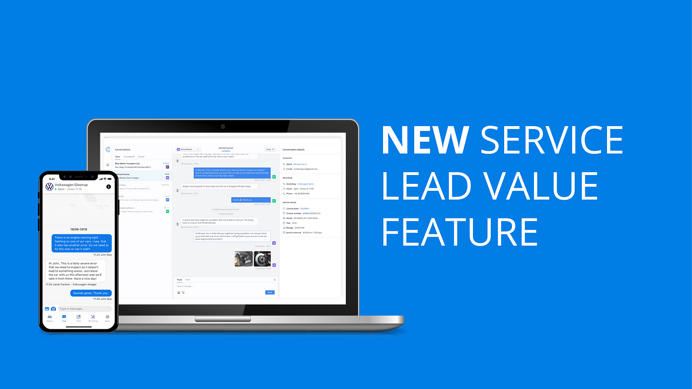 New Service Lead value feature for by Villő Tóth