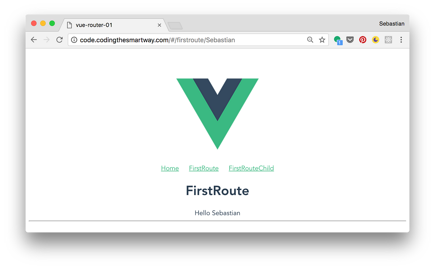 Vue.js Routing With vue-router. This post has been published first on… | by  Sebastian Eschweiler | CodingTheSmartWay.com Blog | Medium